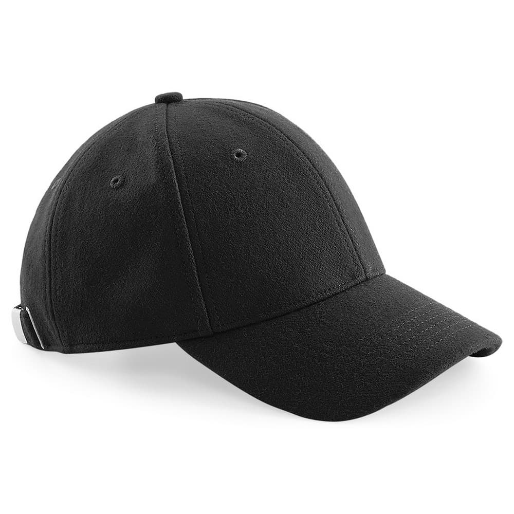 Beechfield Unisex Melton Wool 6 Panel Cap (Pack of 2)