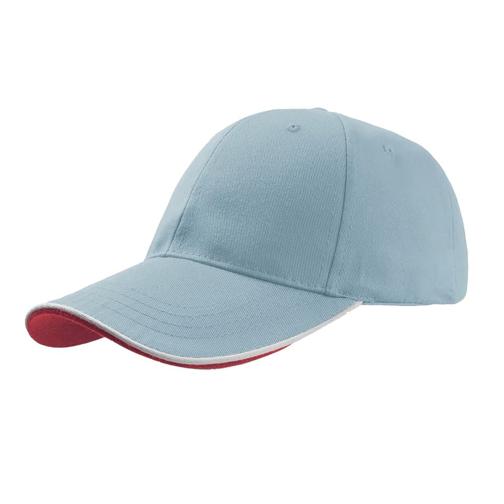 Atlantis Zoom Piping Sandwich Sports 6 Panel Contrast Baseball Cap