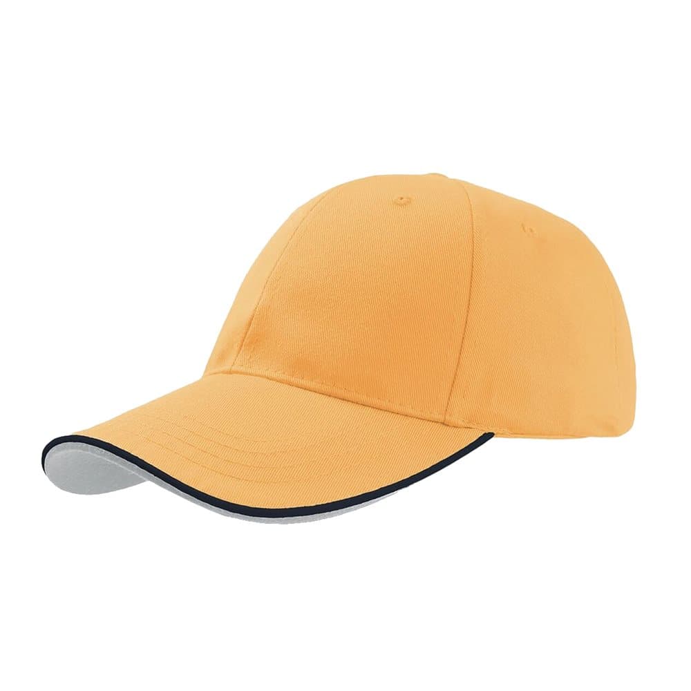 Atlantis Zoom Piping Sandwich Sports 6 Panel Contrast Baseball Cap