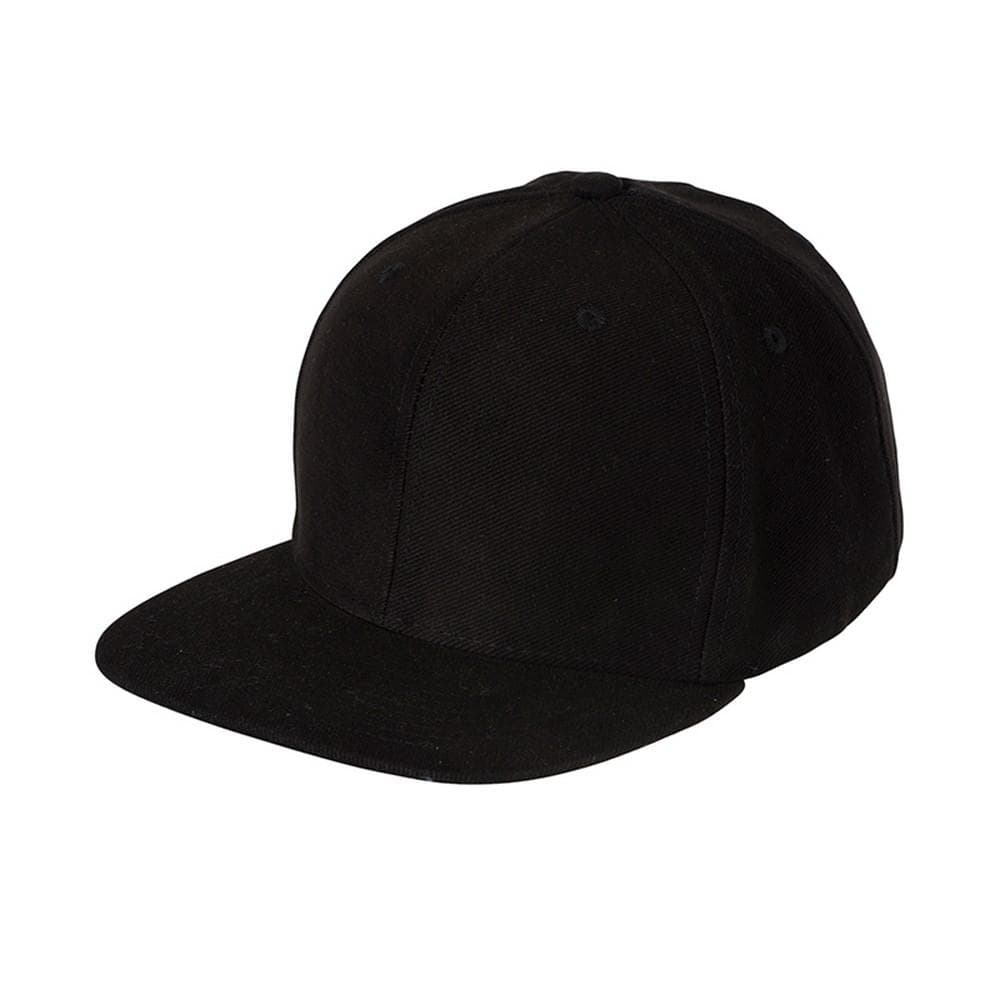 Myrtle Beach Vuxna Unisex 6 Panel Flat Peak Laminerad keps