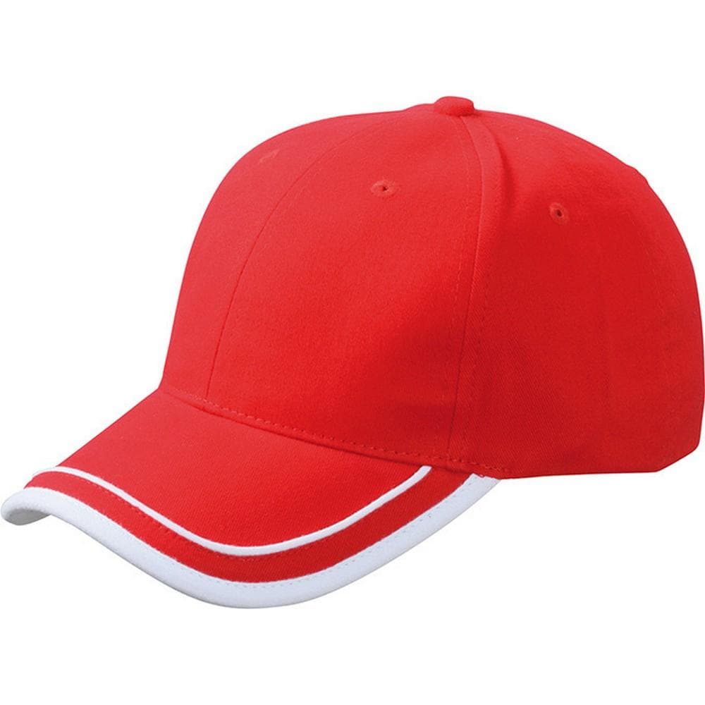 Myrtle Beach Adults Unisex 6 Panel Piping Cap