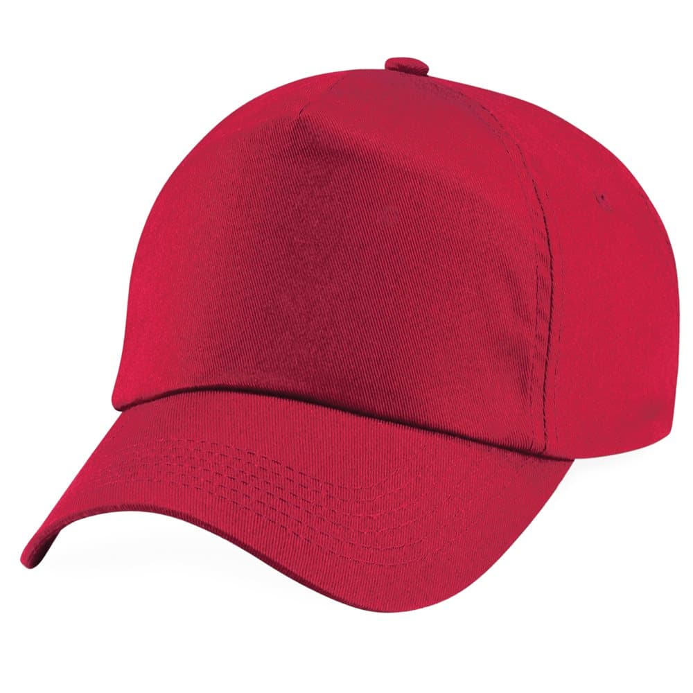 Beechfield Unisex Plain Original Baseball Cap med 5 paneler