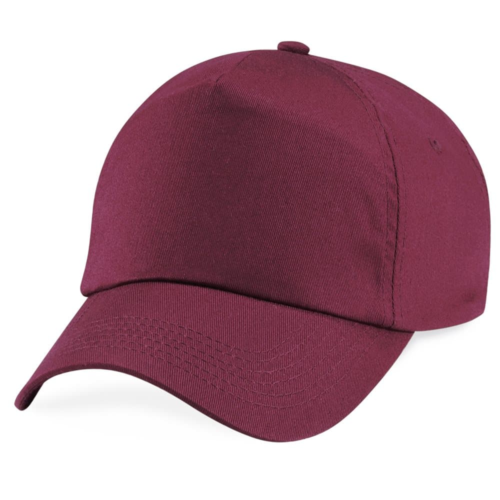 Beechfield Unisex Plain Original 5 Panel Baseball Cap