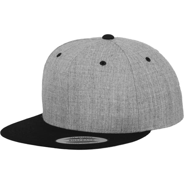 Yupoong Mens The Classic Premium Snapback 2-Tone Cap