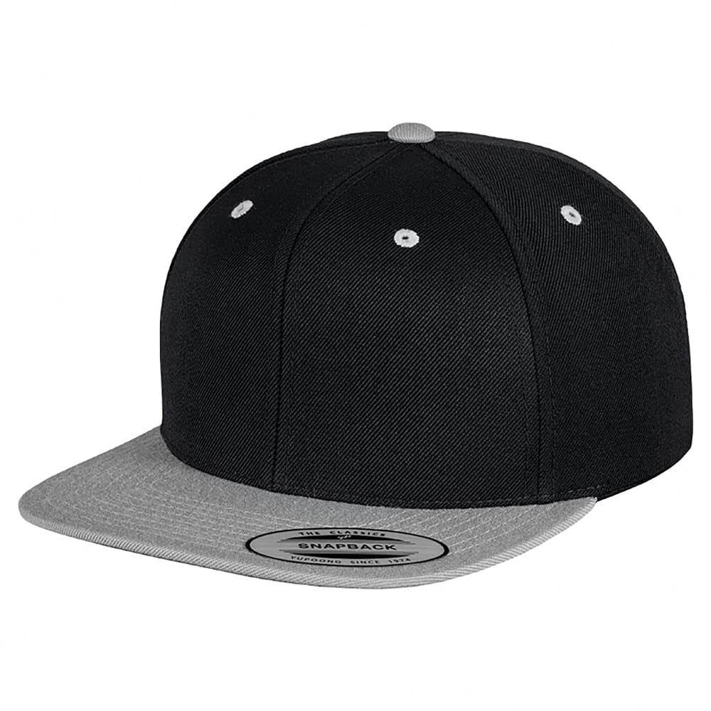 Yupoong Mens The Classic Premium Snapback 2-Tone Cap