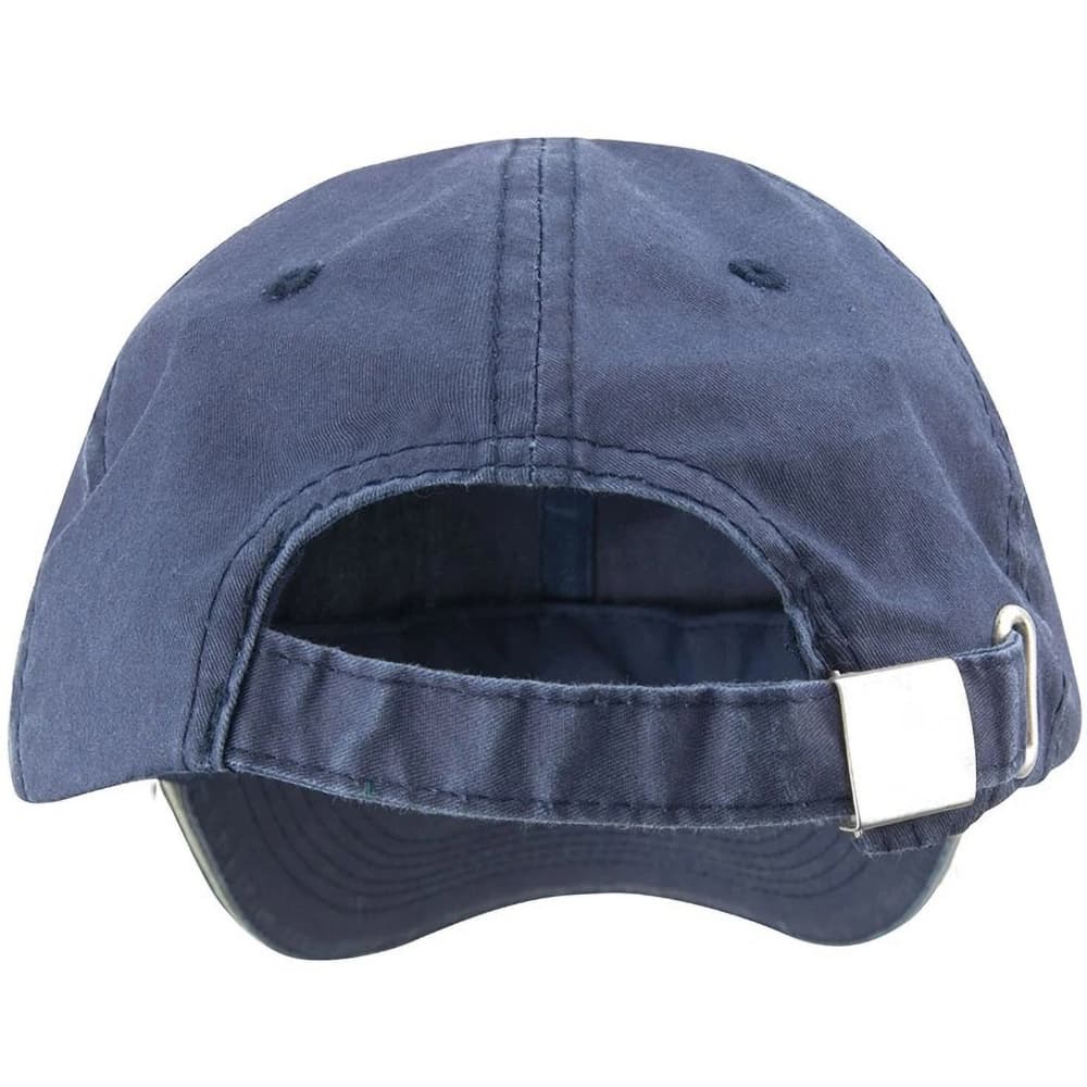 Result Washed Fine Line Cotton Baseball Cap With Sandwich Peak