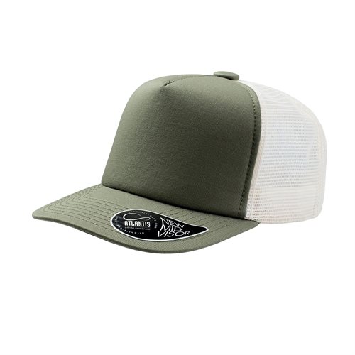 Bild av Atlantis Record Mid Visor 5 Panel Trucker Cap (paket med 2)