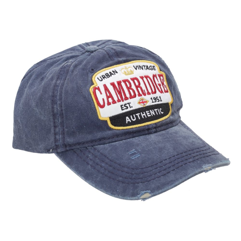 Cambridge Unisex Adults Distressed Baseball Cap