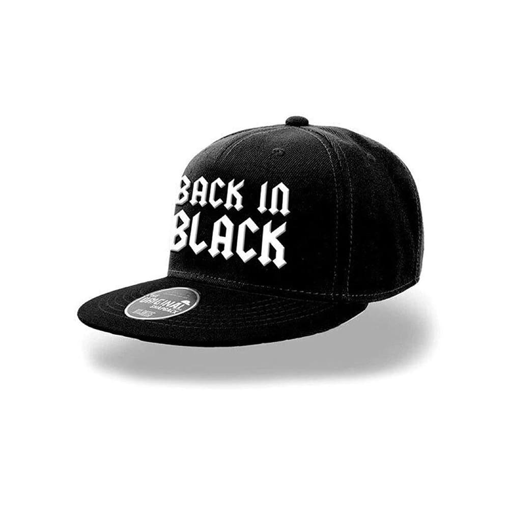 AC/DC Black In Black Snapback Design Cap