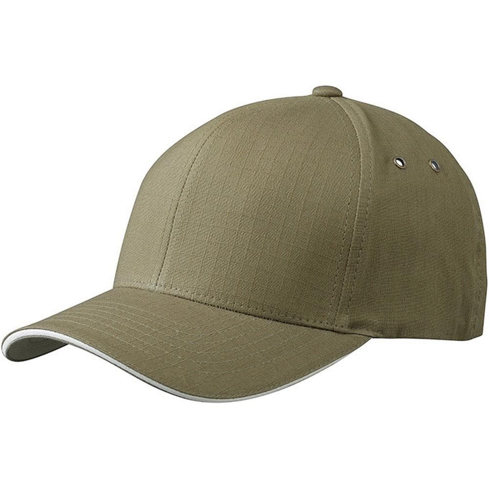 Myrtle Beach Adults Unisex Flexfit Ripstop Sandwich Cap