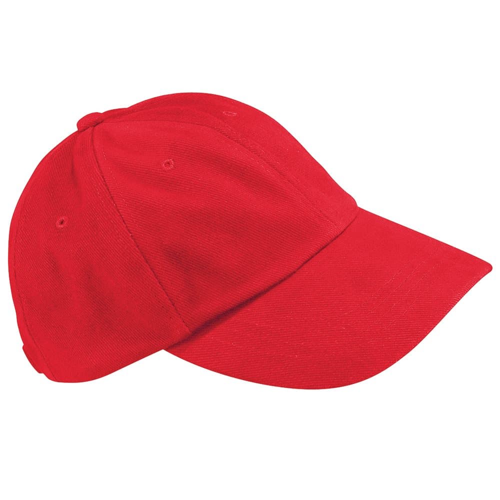 Beechfield Unisex Low Profile Heavy Brushed Cotton Baseball Cap