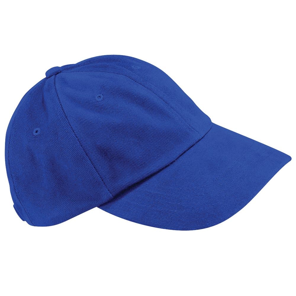 Beechfield Unisex lågprofil tungbörstat bomullsbaseballlock