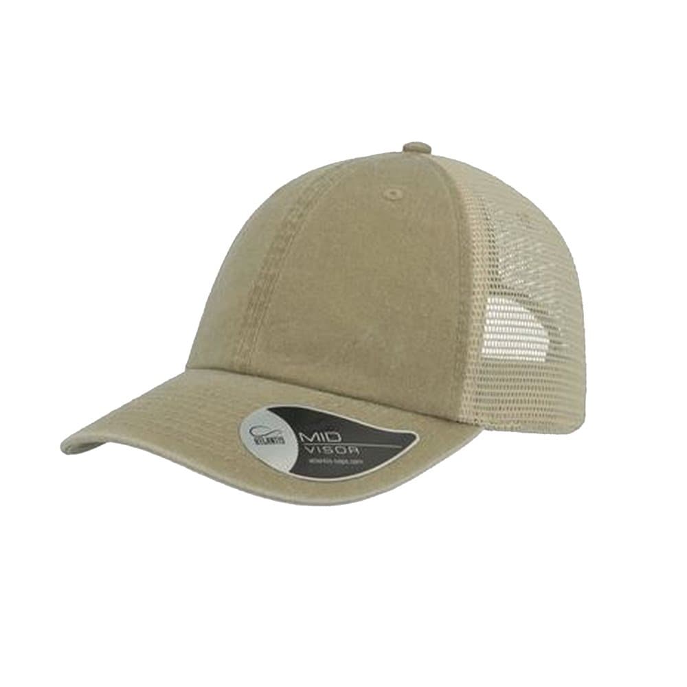 Atlantis Unisex Case Pigment Dyed 6 Panel Trucker Cap