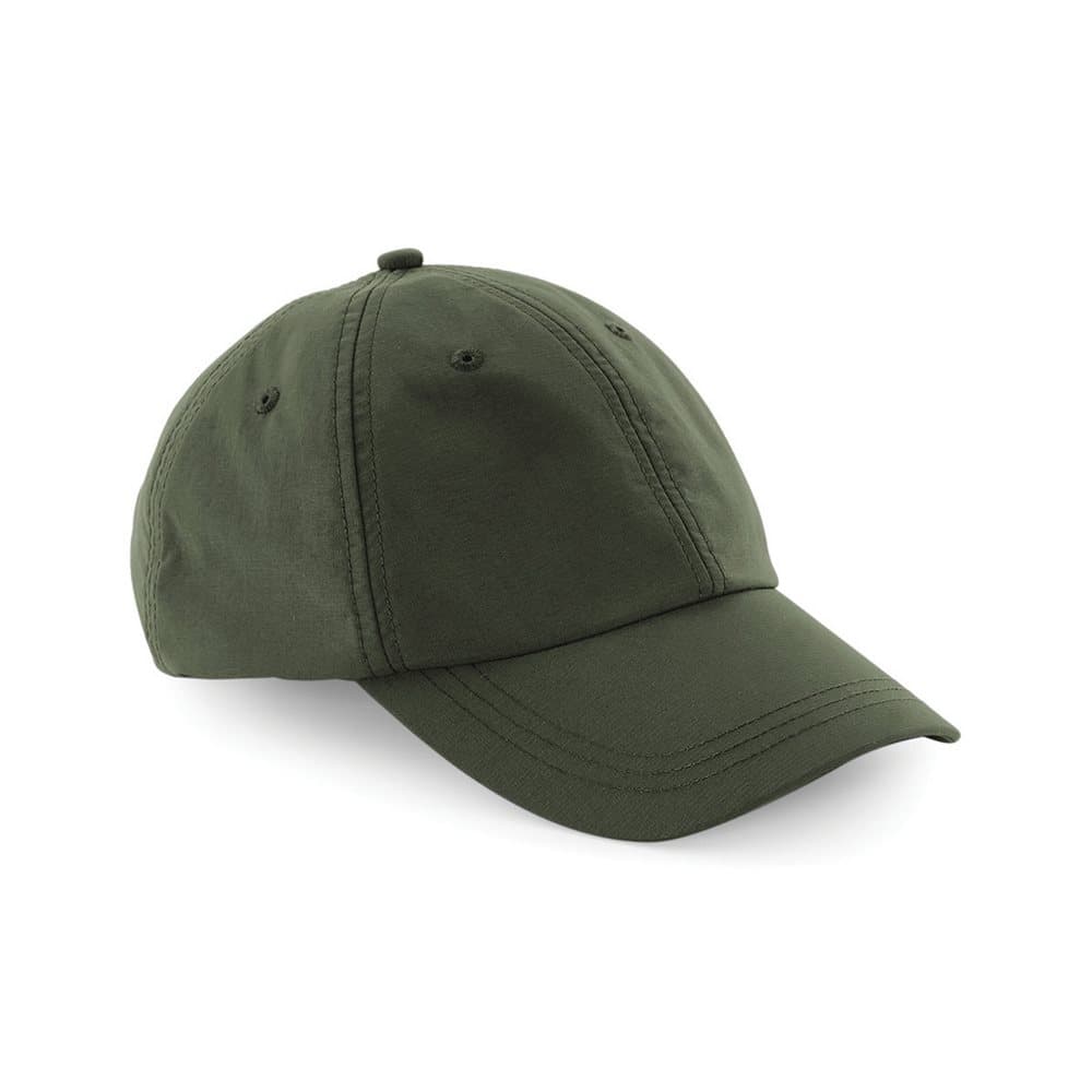 Beechfield Unisex Outdoor Waterproof 6 Panel Baseball Cap (Pack of 2)