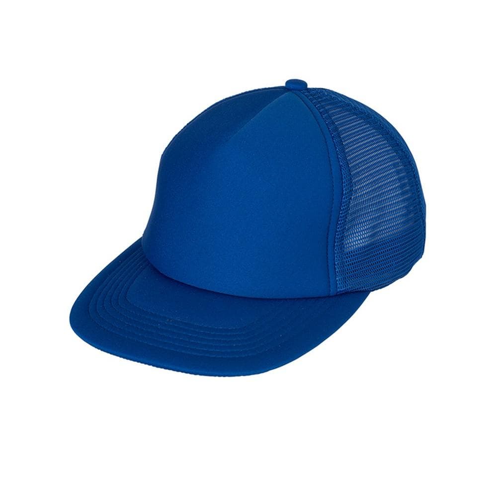 Myrtle Beach Adults Unisex 5 Panel Soft Mesh Flat Peak Cap