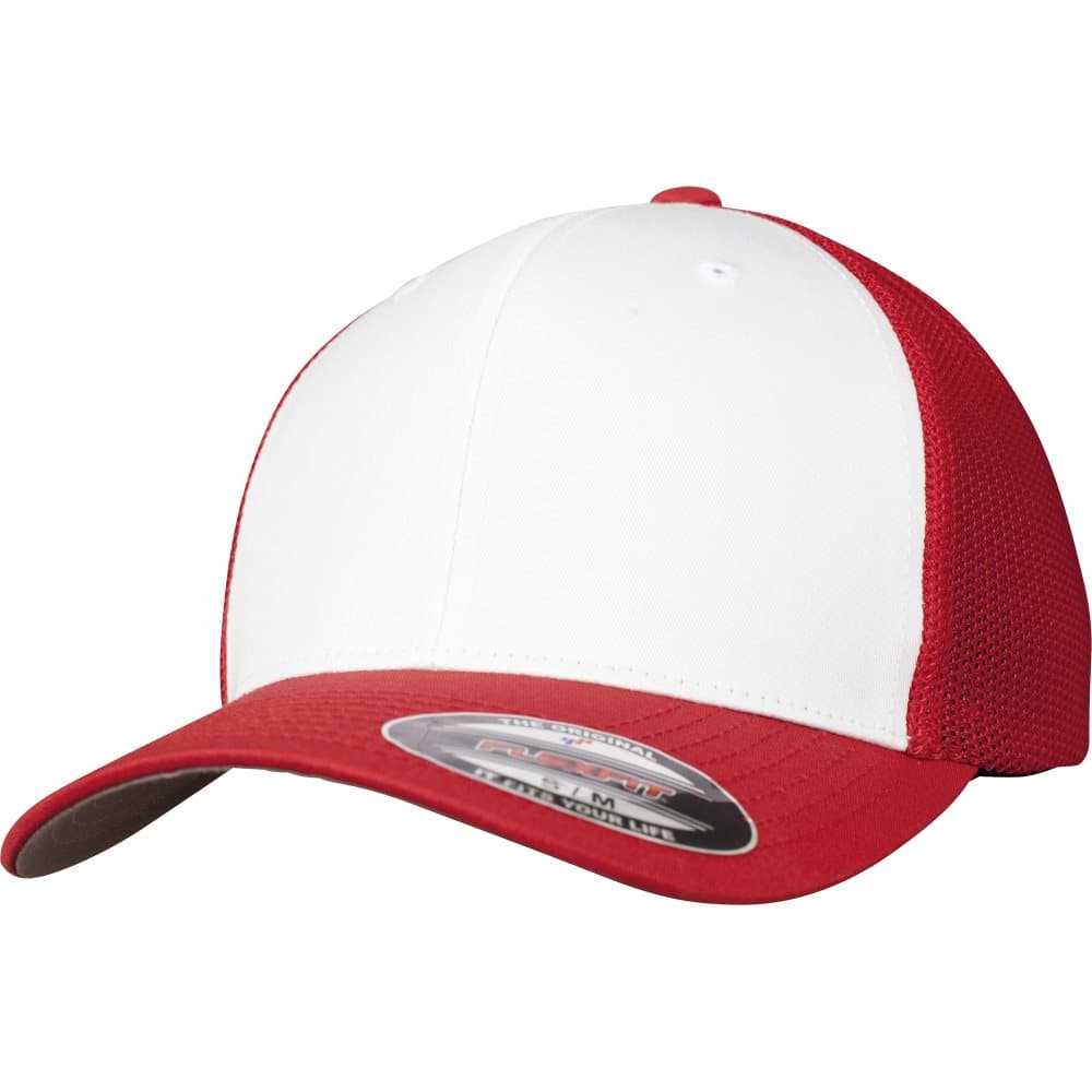 Flexfit by Yupoong Adults Unisex Coloured Front Mesh Trucker Cap
