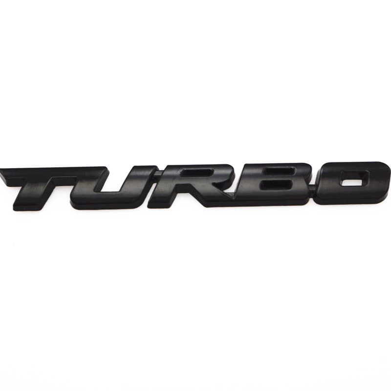 Turbo Bildekal - Svart