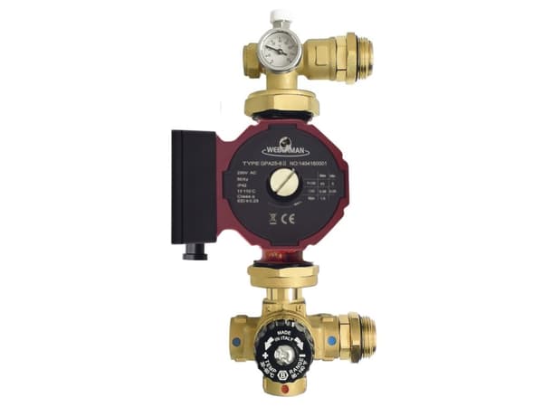 Ferro Mixing group 1 "for underfloor heating 1" with electronic pump 25 40-130 (GM40GPA)