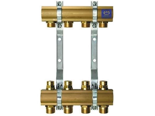 Bild av KAN-therm Manifold on a 1 "profile for underfloor heating with 3-circuit valves - 51030A