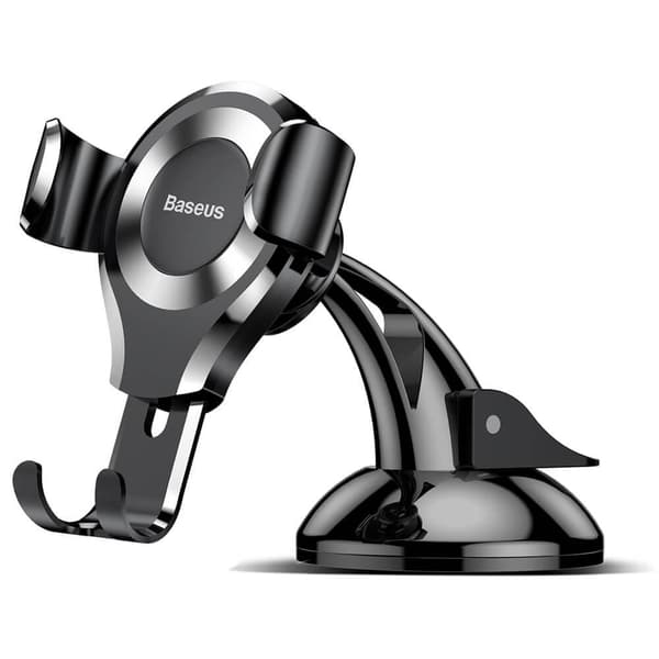Baseus Osculum Gravity Universal Mobil Bilhållare - SVART/Silver Svart, Silver