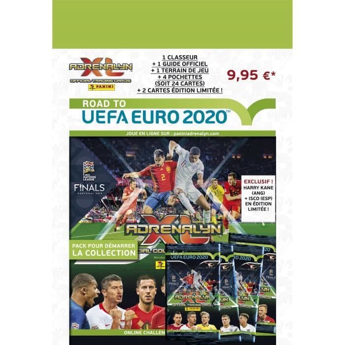 VEJ TIL UEFA EURO 2020 TCG Starter-pack (1 bindemiddel + 4 lommer + 2 EL-kort + 1 guide + 1 legeplads)
