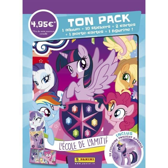 MY LITTLE PONY - säsong 8 Startpaket (Album + 2 omslag + 1 korthållare + figur)