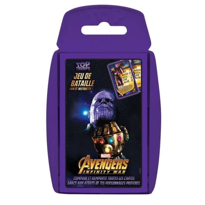 TOP TRUMPS Avengers Infinity War - Kortspel - fransk version