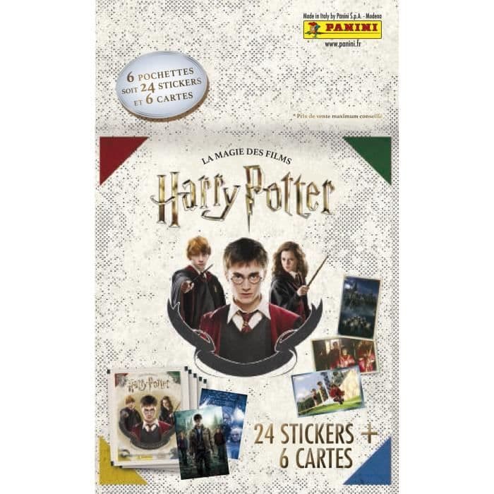 HARRY POTTER SAGA Blister med 6 fickor