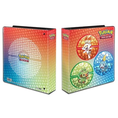 UP Pokemon 2" D-ringperm - Sword and Shield - Galar Starters