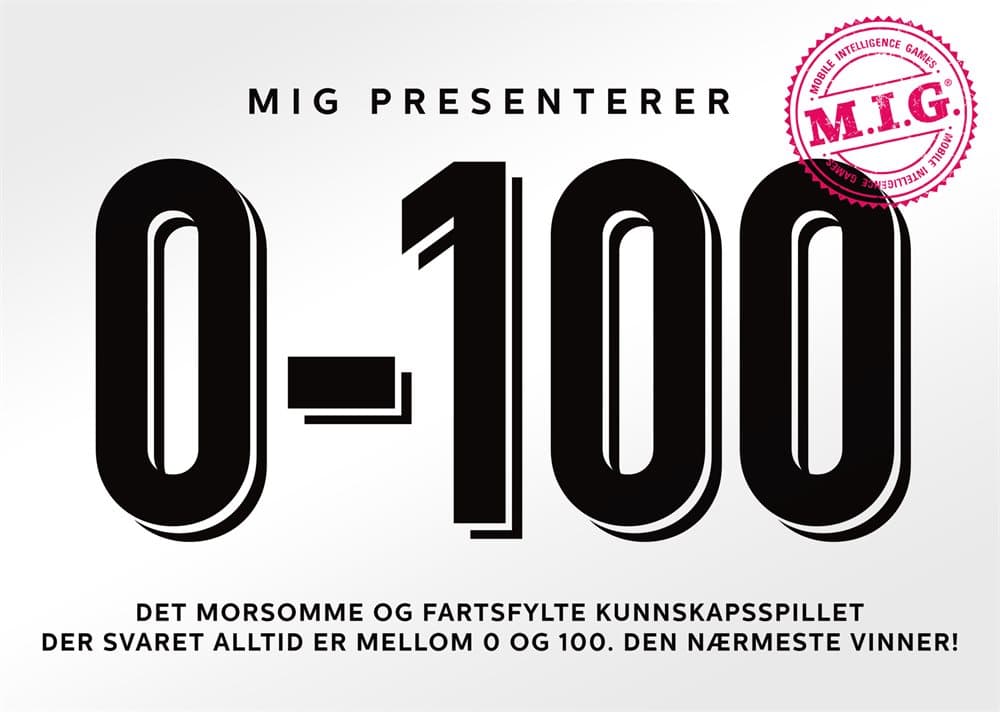 0-100, Spil (NO)