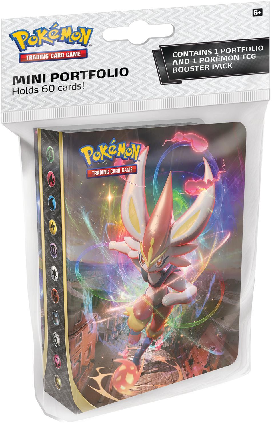 Pokemon Mini Portfolio med Booster Rebel Clash