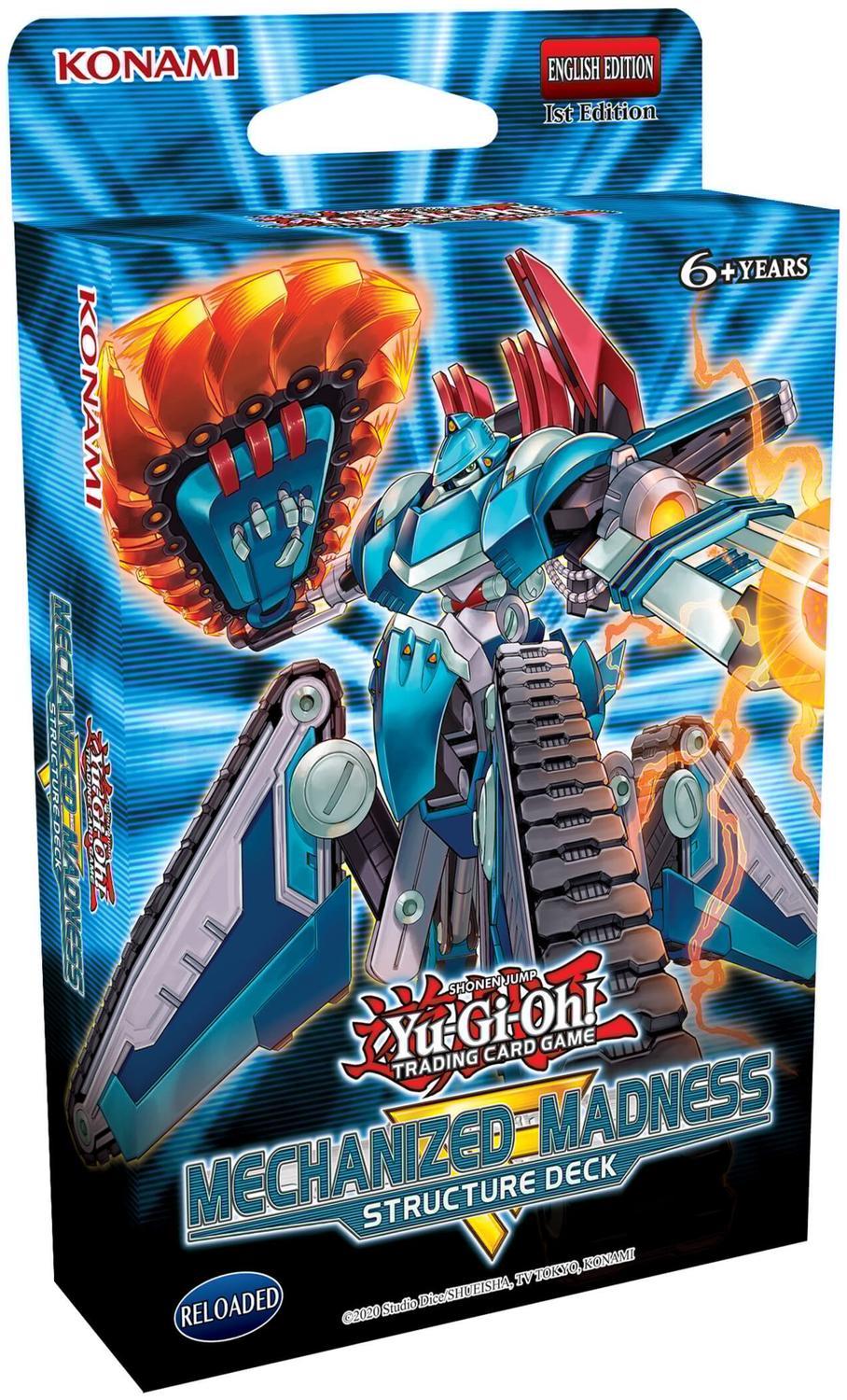 Yu-Gi-Oh! - Structure Deck - Mechanized Madness - Kort Spel