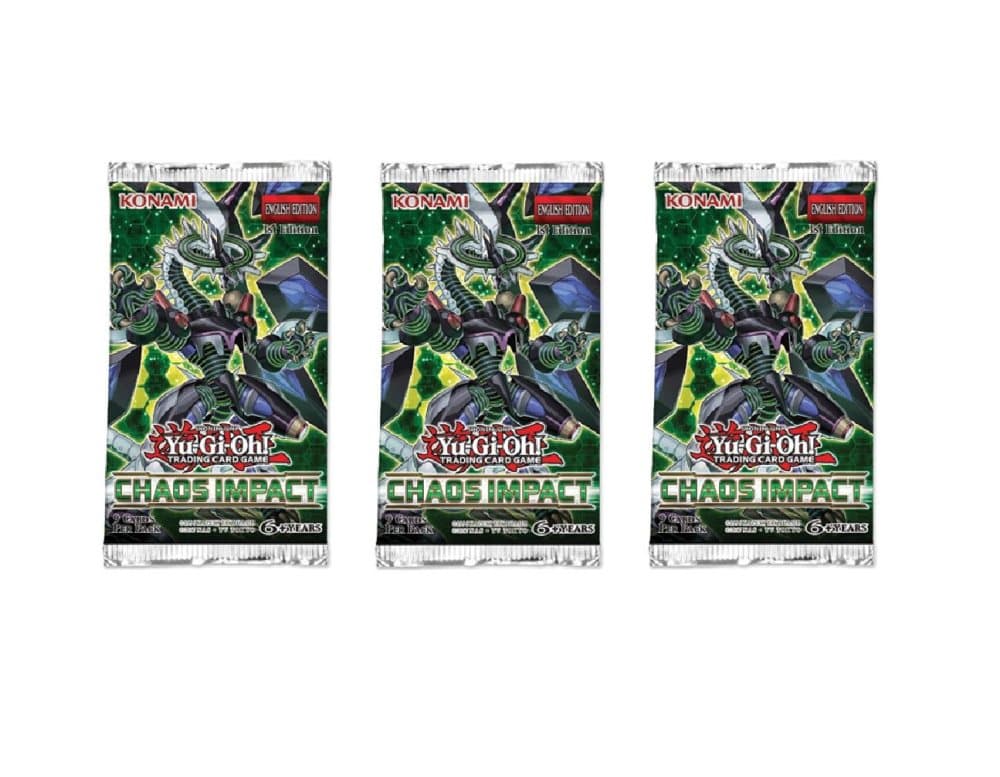 Yu-Gi-Oh! - Chaos Impact - Booster Packs 3-Pack
