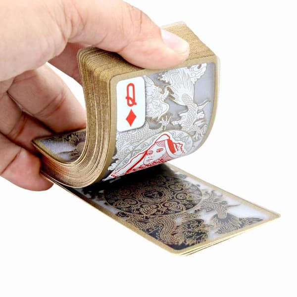 Vanntett Kortstokk i Transparent Design