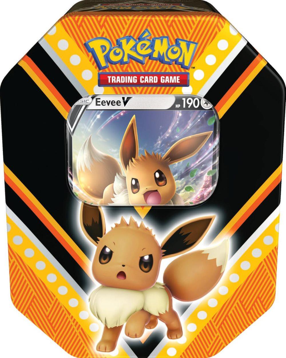 Pokemon Tin V Powers Eevee