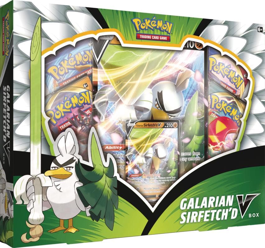 Pokemon Galarian Sirfetchd V Box