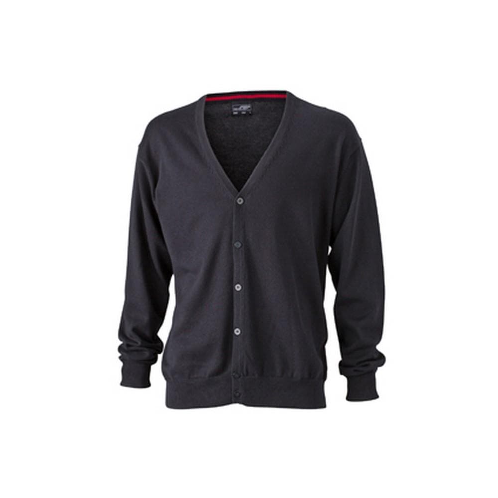 James and Nicholson Mens V-Neck Cardigan