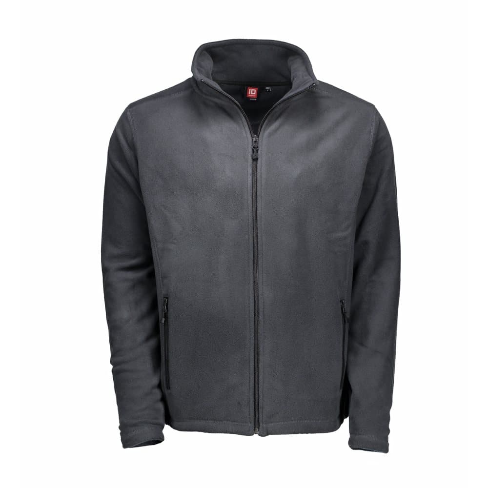 ID Mens Microfleece Full Zip Cardigan