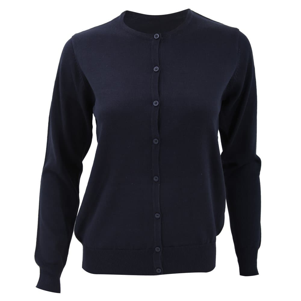Kustom Kit Womens Round Neck Cardigan / Ladies Knitwear