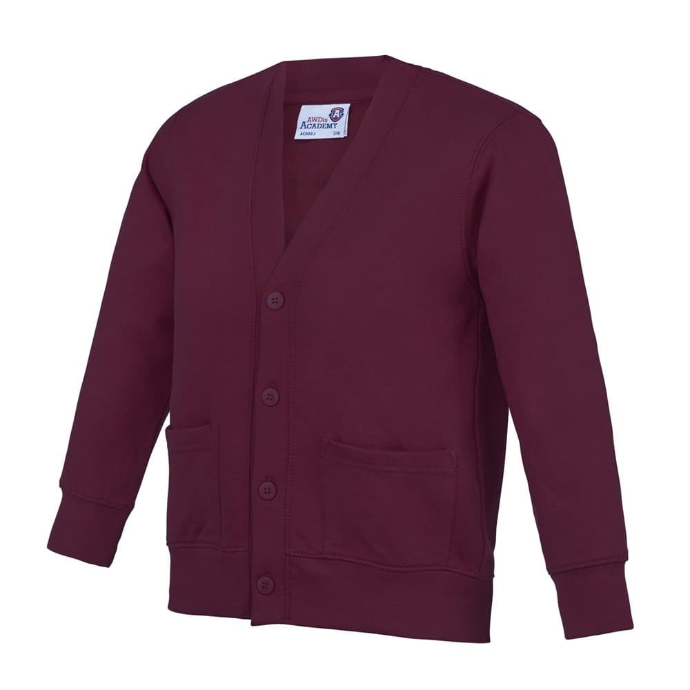 Awdis Academy Childrens / Kids Button Up School Cardigan (paket med 2)