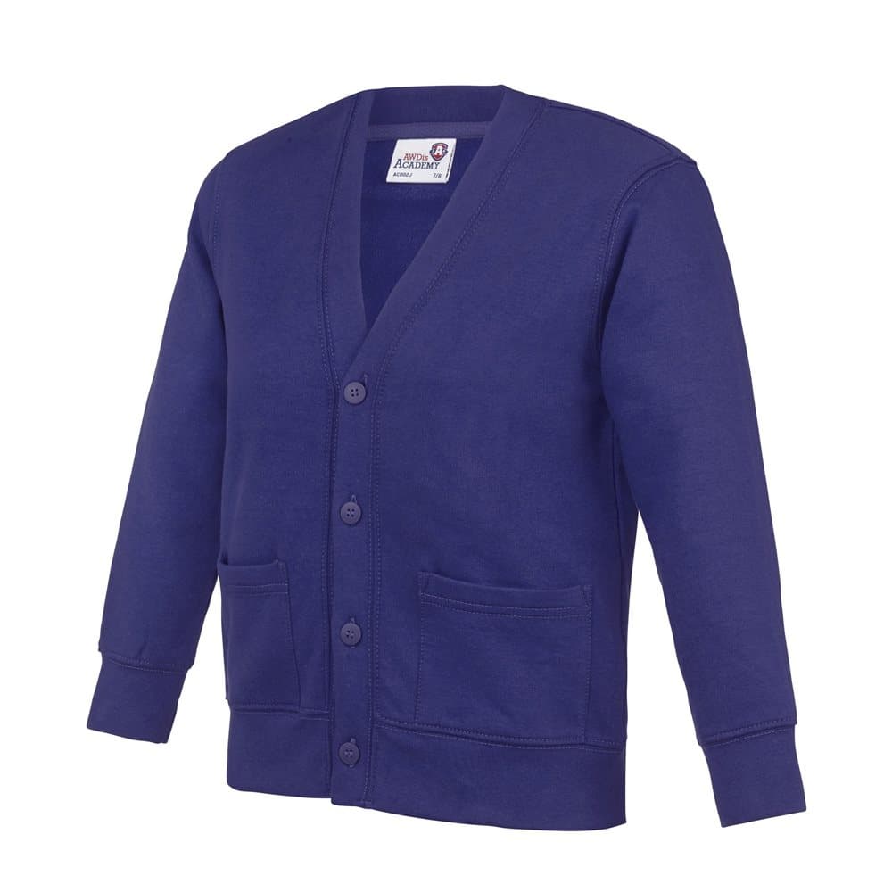 Awdis Academy Childrens / Kids Button Up School Cardigan (paket med 2)