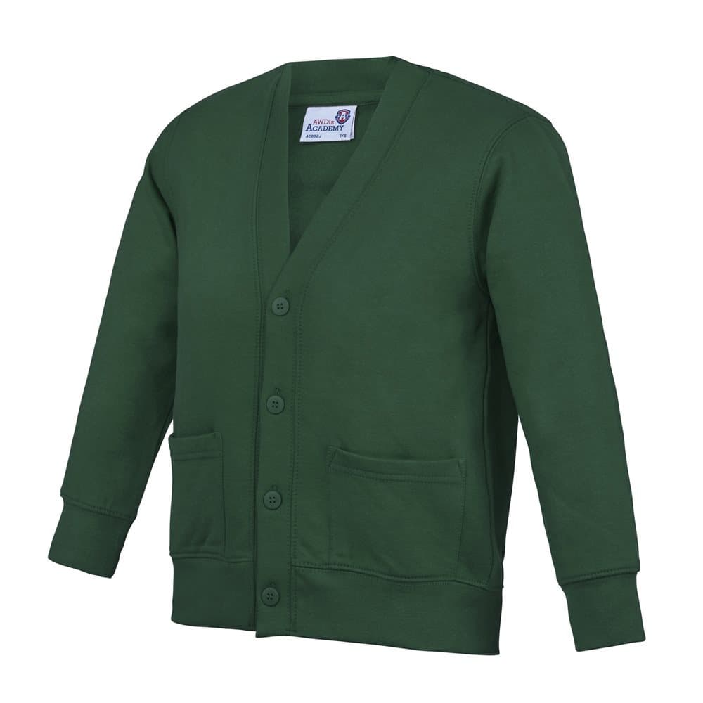 Awdis Academy Childrens / Kids Button Up School Cardigan (paket med 2)