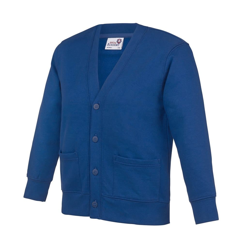 Awdis Academy Childrens / Kids Button Up School Cardigan (paket med 2)
