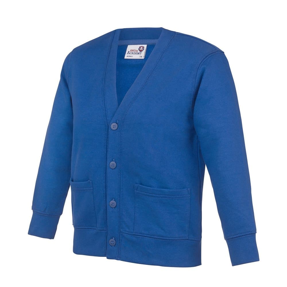 Awdis Academy Childrens / Kids Button Up School Cardigan (paket med 2)