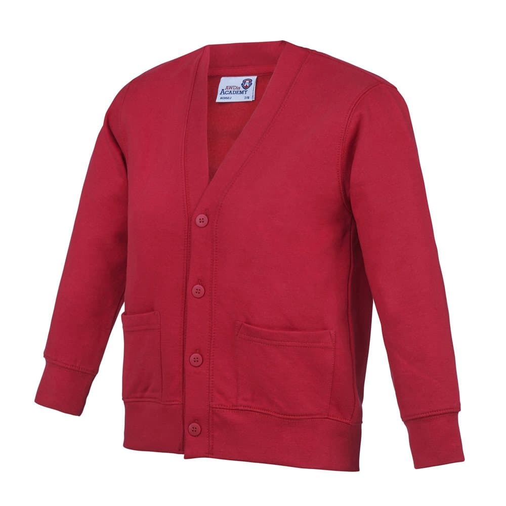 Awdis Academy Childrens / Kids Button Up School Cardigan (paket med 2)