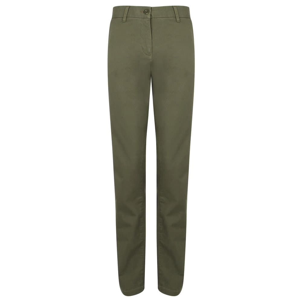Front Row Womens/Ladies Cotton Rich Stretch Chino Trousers