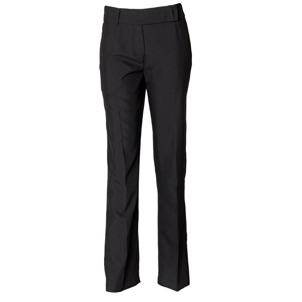 Henbury Womens/Ladies Flat Front Bootleg Workwear Trouser