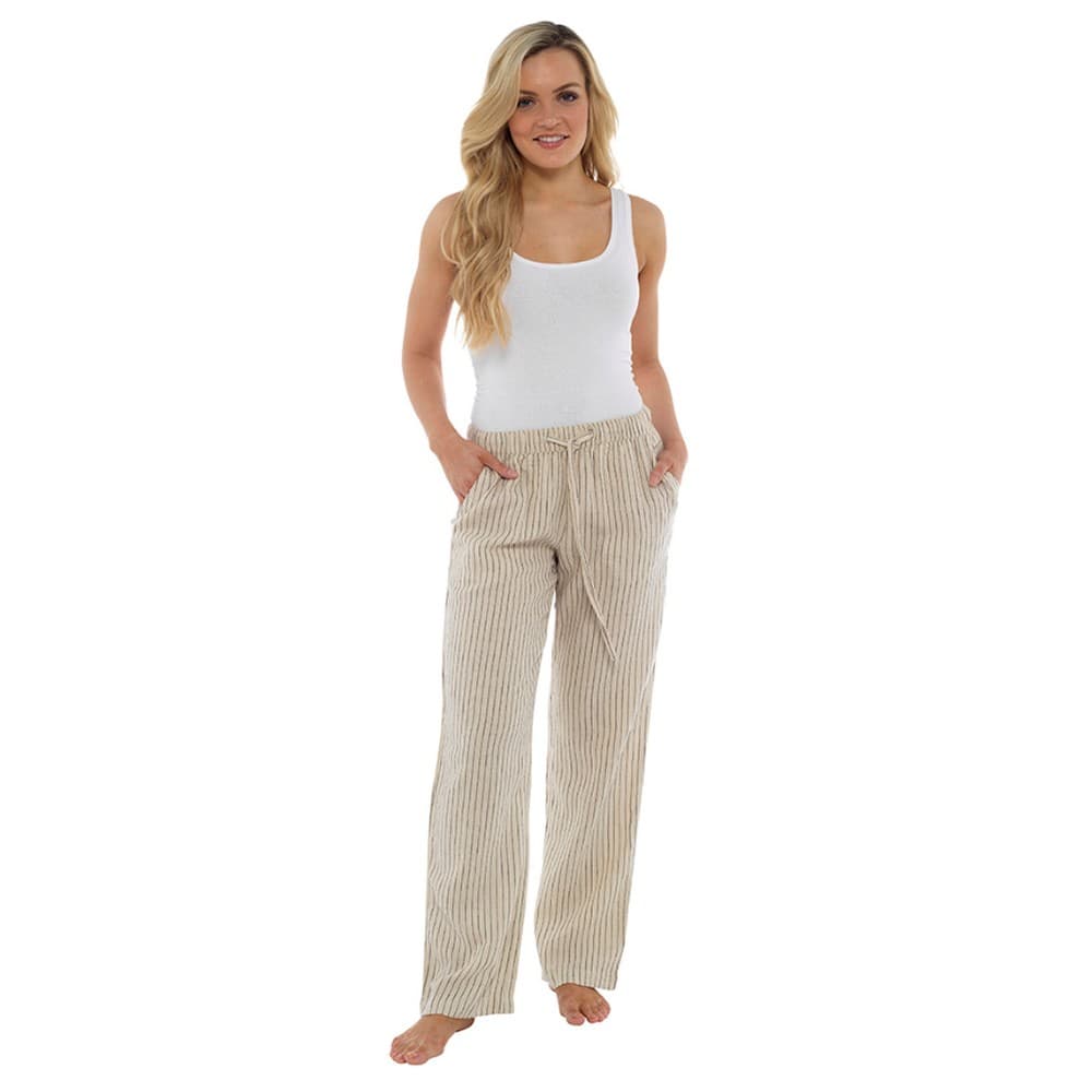 Indigo Roc Ladies/Womens Linen Trousers