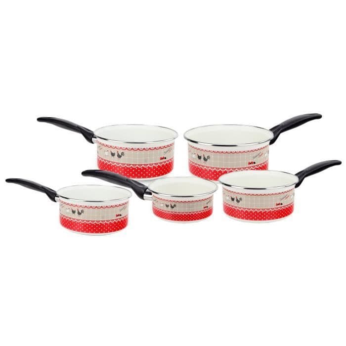 BAUMALU emaljskivor i serie 5 - 12 till 20 cm - Hönsmotiv