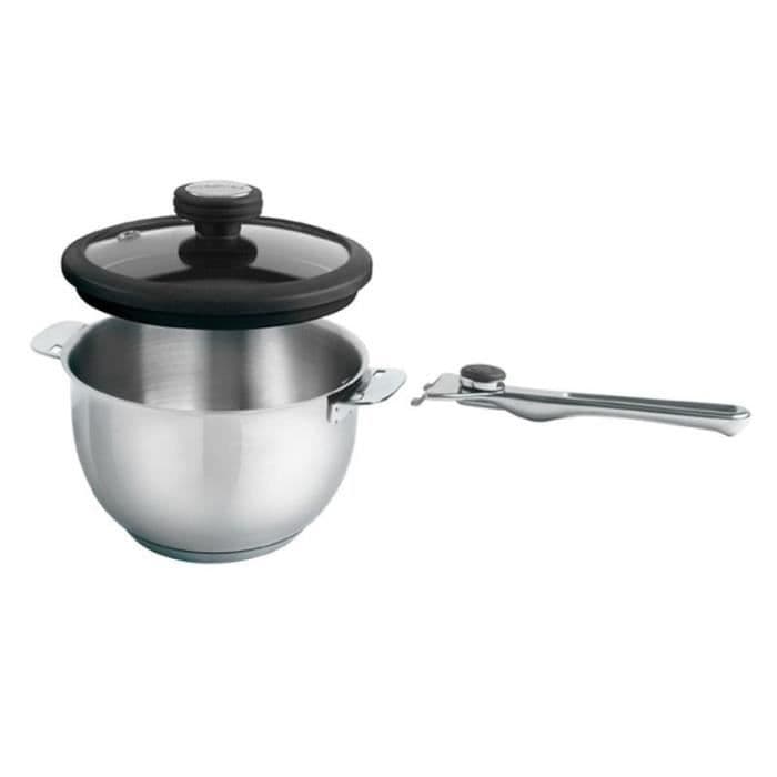 MASTRAD F62500 - Kastikepannu kannella Combo Balancia - Ø 16 cm - hopea - kaikki liesi induktiota mukaan lukien